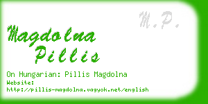 magdolna pillis business card